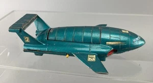 DINKY TOYS #101 THUNDERBIRDS 2 METTALIC SEA GREEN FEHLENDE BEINE & TÜR NUR TEILE - Bild 1 von 6