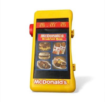 2004 McDonald's Talking Cash Register Replacement Menu Board Attachment - Image 1 of 2