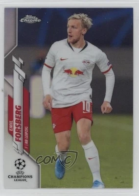 2019-20 Topps Chrome UCL Refractor Emil Forsberg #40 - Image 1 of 2