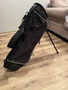 Taylormade Vintage Stand Bag black With Headcover - Picture 1 of 17