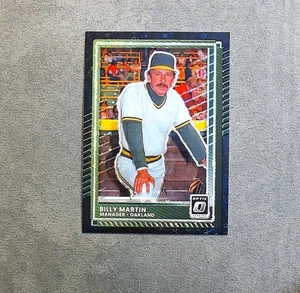 2025 Panini Donruss - Optic Billy Martin #68 Black Circles Prizm - Picture 1 of 2