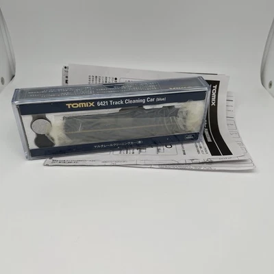 Tomix 6421 Blue Track Cleaning Car Original Box - Image 1 of 4