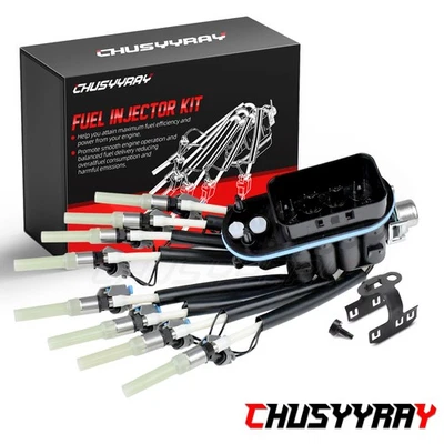 Juego de inyectores de araña de combustible para Chevrolet C2500 V8 1996-2000 5,7 L FJ504 93441235 Foto 1 de 4