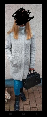 H&M Winterjacke Wintermantel gr.s gr.36 wolle parka parker wollmantel filzmantel - Bild 1 von 4