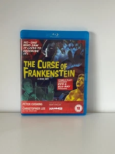The Curse Of Frankenstein Blu ray 3 Disc Set Peter Cushing Hammer Horror - Picture 1 of 4