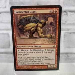 2005 Magic The Gathering: Ravnica City Of Guilds Hammerfist Giant 130/306 - Picture 1 of 2