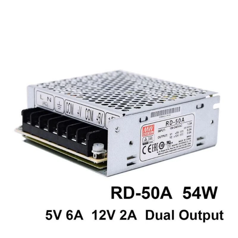 RD-50 Series 50W Dual Output Switching Power Supply RD-50A RD-50B - Image 1 of 4