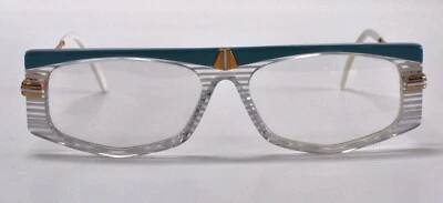 Gafas Cazal Vintage - Ex-pantalla - Mod. 192- Col. 289- Rayas doradas y acuáticas Foto 1 de 3