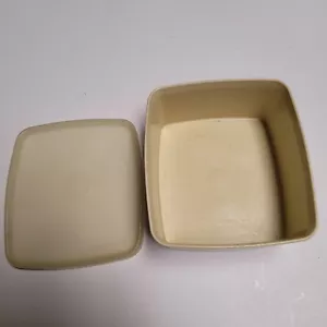 Contenedor congelador Tupperware 311 beige vintage - Imagen 1 de 4