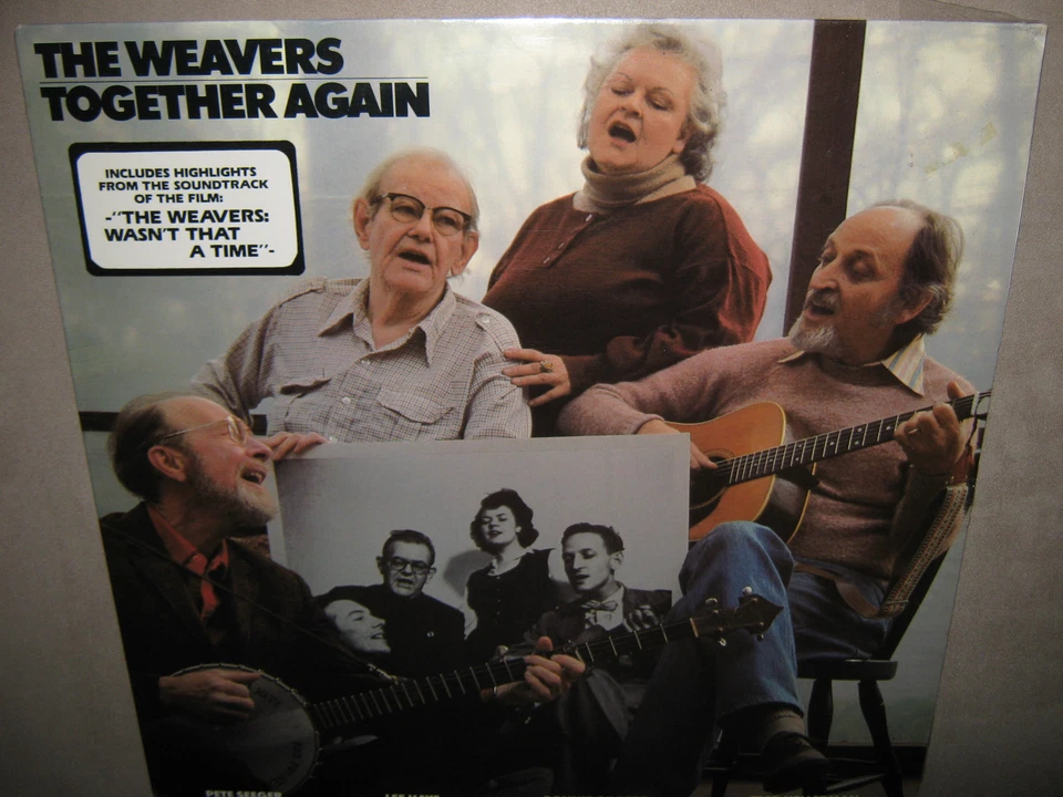 The WEAVERS Together Again RARE SEALED New Vinyl LP 1981 Loom 1681 Pete Seeger - Image 1 of 1