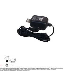 Adaptador de corriente AC DC 3513 negativo inverso menos polaridad Hitron HES05-3-050100-1 - Imagen 1 de 3