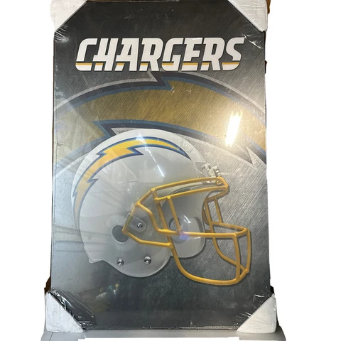 NFL Los Angeles Chargers - Helmet 22.3”x34” Poster Plaque Cover
