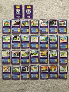 TOP TRUMPS UK 2010 CHEESTRINGS 28 X CARDS Mr Strings' World Tour RARE - Picture 1 of 6
