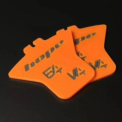 Hope Orange TR4 GR4 E4 V4 Thin Pad Spacers for Hopetech Calipers Travel Spacer - Image 1 of 4