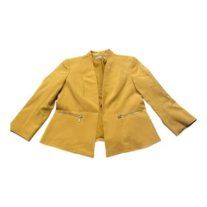 Kasper mustard yellow blazer size 4 - Picture 1 of 5