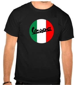 T-shirt Vespa Scooter NERA Bambini -558_Bambini - Foto 1 di 2