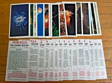Players Doncella cigar cigarette cards: The Living Ocean full set loose