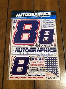 RC Autographics 170-8 Numbers Snickers Sticker Sheet Vintage Stock Car NASCAR - Picture 1 of 2
