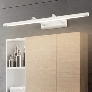 LED Wall Sconce Swivel Light Fixture Makeup Mirror Front Retractable Lamp Hotel - Picture 1 of 13