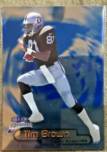 1998 Fleer Brilliants - Blue #72B Tim Brown - Picture 1 of 2
