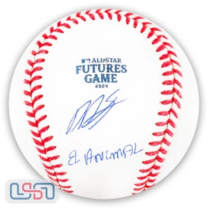 Deyvison De Los Santos Signed "El Animal" 2024 Futures Game Baseball JSA Auth - Picture 1 of 4