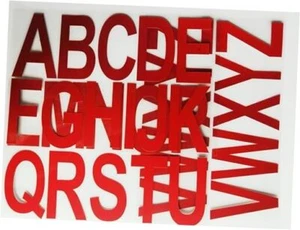 Letters Stickers for Outside, 4 Sets 26 Alphabet (A-Z) Vinyl Capital Letter - Picture 1 of 8