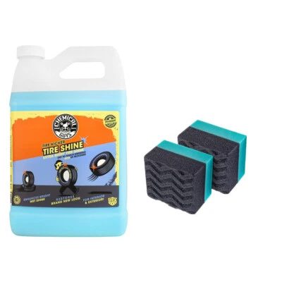 Chemical Guys - Tire Kicker Tire Shine 1 Gal + Wonder Wave Durafoam Applicators - Image 1 of 2