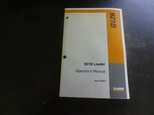 Case 921B Lader Operators Manual Rac 9-26551 - Bild 1 von 6