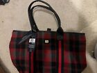 Tommy Hilfiger Plaid Red Small tote Bag