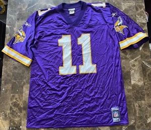 VTG Reebok Daunte Culpepper #11 Minnesota Vikings 44 Large NFL Football Jersey - Picture 1 of 8