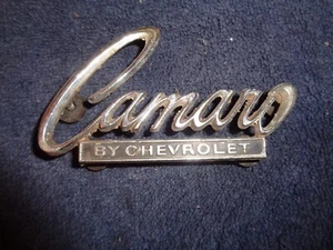 1968 1969 Chevy F-body Camaro Header-Trunk Decklid Emblem Script Nameplate Badge - Picture 1 of 4