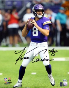 KIRK COUSINS AUTOGRAPHED 16X20 PHOTO MINNESOTA VIKINGS BECKETT BAS STOCK #147617 - Picture 1 of 3