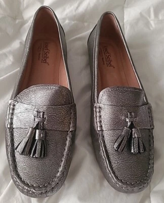 JOSEF SEIBEL Lofers Metálicos con Borla de Cuero Peltre para Mujer Talla 39 Foto 1 de 4