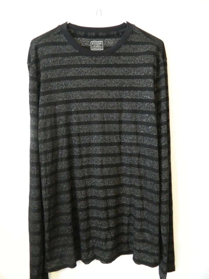 Guess LS Rayas Crew - Nuevo con etiquetas - M Foto 1 de 1