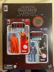 Star Wars Black Series Carbonized 2pk Emperor Royal Guard Tie Fighter Pilot NIP - Picture 1 of 2