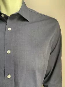 UntuckIt Shirt, tiefblau Indigo, groß, faltenfrei!, Exzellent - Bild 1 von 5