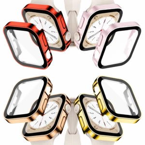 Funda protectora de pantalla para Apple Watch 4/5/6/7/8/9/10/SE 41/42/44/45/46mm - Imagen 1 de 31