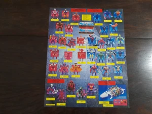 MASTERS OF THE UNIVERSE MAITRES DE L'UNIVERS _ POSTER CATALOGUE DOUBLE FACE - Foto 1 di 3