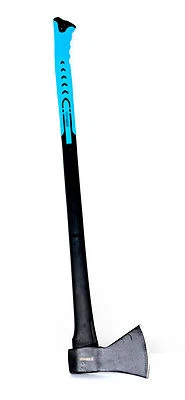 Axt Holzaxt Forstaxt Fiberglas 1250gr 1,25kg 870mm Spalthammer Spaltaxt JB043 - Bild 1 von 2