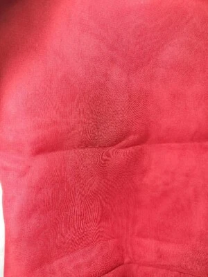 Tela de gasa roja transparente. Precortado a 1 yd Foto 1 de 2