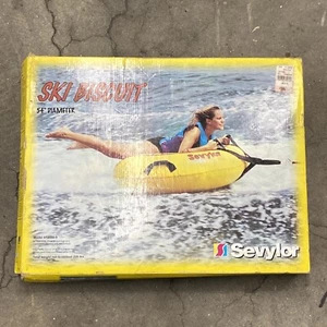 Rare Vintage Sevylor Ski Biscuit ST2000-9 Towable Water Tube 54" Manual See Pics - Bild 1 von 15