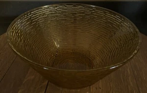 1960s Anchor Hocking Soreno MCM Bowl Harvest Gold 11” - Picture 1 of 6