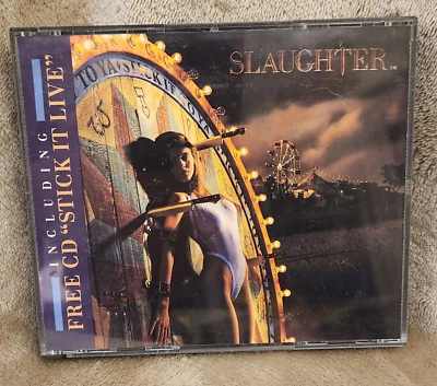 Stick it to Ya [Plus Live EP] by Slaughter (CD, 1990, 2-Discs) - Qwik Ship! - Image 1 of 4
