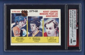 1980-81 O-Pee-Chee #162 WAYNE GRETZKY *Assist Leader* KSA 8 NMM Edmonton OILERS - Picture 1 of 2