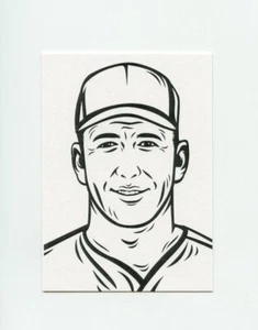 Tarjeta de béisbol #TN00748 MICKEY MANTLE roble gitano artista RARA - Imagen 1 de 1