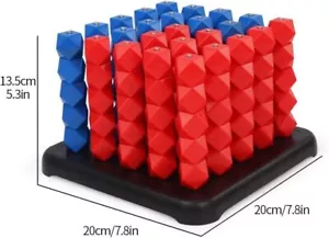 3D Chess Thinking Games Educational Four Spatial in a Row Toy Strategy Game 4X4 - Picture 1 of 9