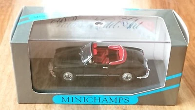 Minichamps 1:43 Pauls Model Art Karmann Ghia Cabriolet LHD Black NEW - Image 1 of 4