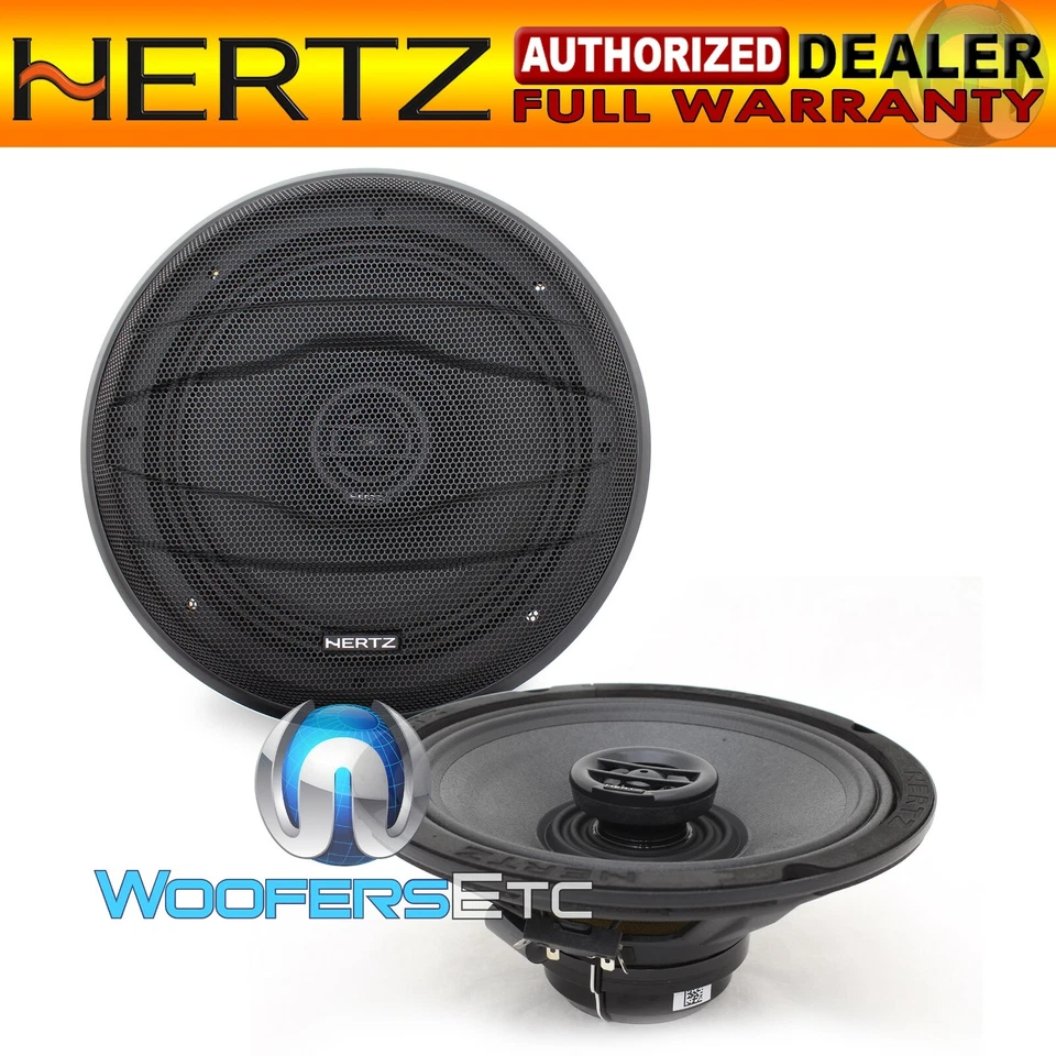 Hertz SX200NEO 8" 2-Way Coaxial 4-Ohm Waterproof Speaker Set 260W Peak