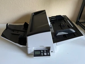 Fujitsu FI-7600 PA03740-B505 Duplex 600 DPI Production Scanner with supplies - Picture 1 of 9