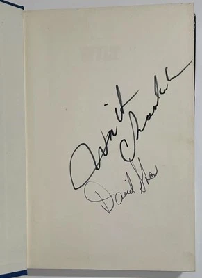 Wilt Chamberlain David Shaw Dual Signed Autograph 1973 1st Edition Book PSA LOA - Image 1 of 4